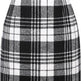 Women's High Waist Plaid Tight Pencil Wool Mini Skirt - EX-STOCK Canada