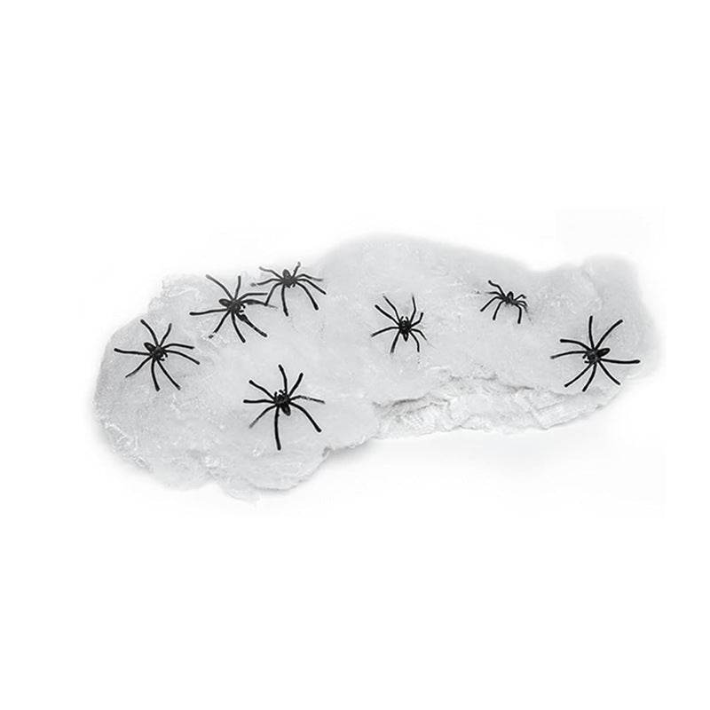 Halloween Decoration Cotton Spider Web Atmosphere Layout Props - EX-STOCK Canada