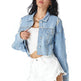 Denim Jacket Women European And American Foreign Trade EX-STOCK Canada 