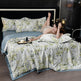 Printed Washed Tencel Summer Cooling Duvet Four-piece Set EX-STOCK Canada 