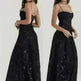 Fashion Suspender Lace Long Dress Summer Strapless Collar Elegant Evening Dresses For Women - EX-STOCK CANADA