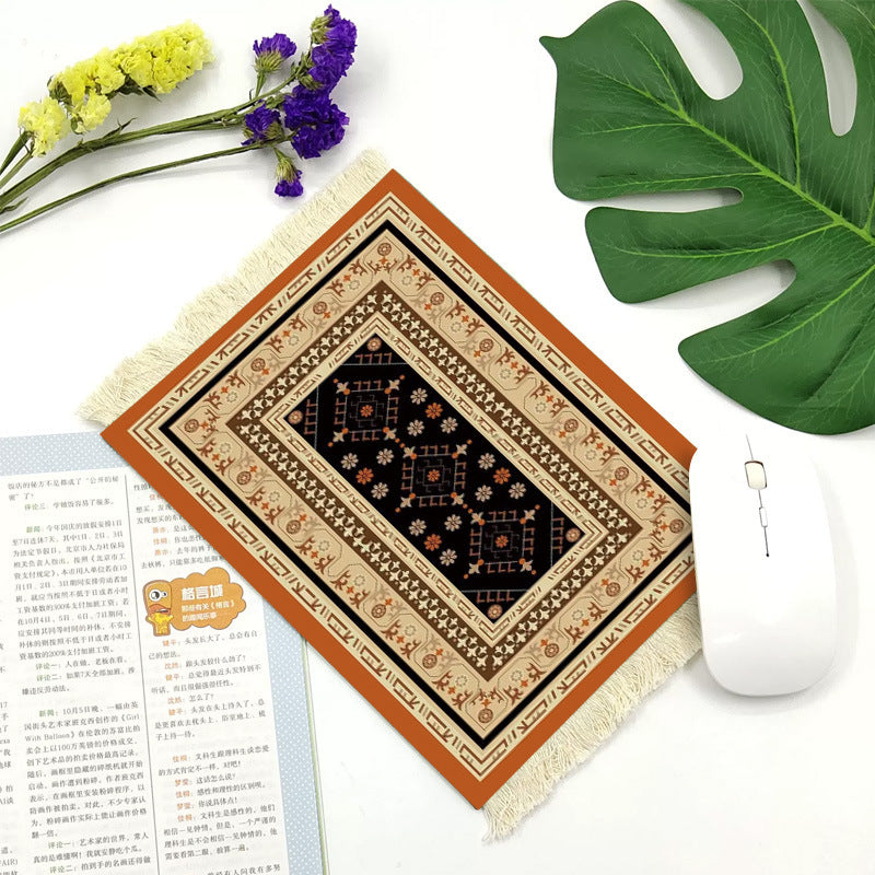 Office mouse pad, Suede fringe mouse pad Hot rubber  Bohemian style Hypersku