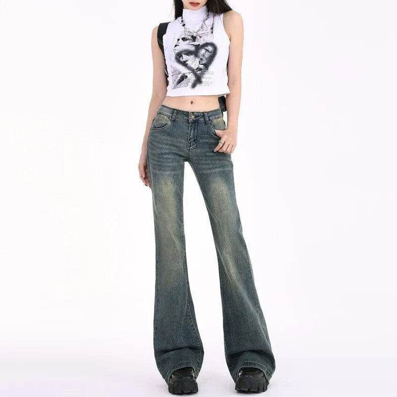 High Street Hot Girl Loose Retro Skinny Baggy Jeans Pant For Women - EX-STOCK Canada