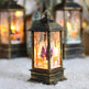 Christmas Candles Light Led Snow Deer Lantern Light Vintage Castle Santa Snowman Hanging Lantern Lamp New Year Party Decoration - EX-STOCK Canada