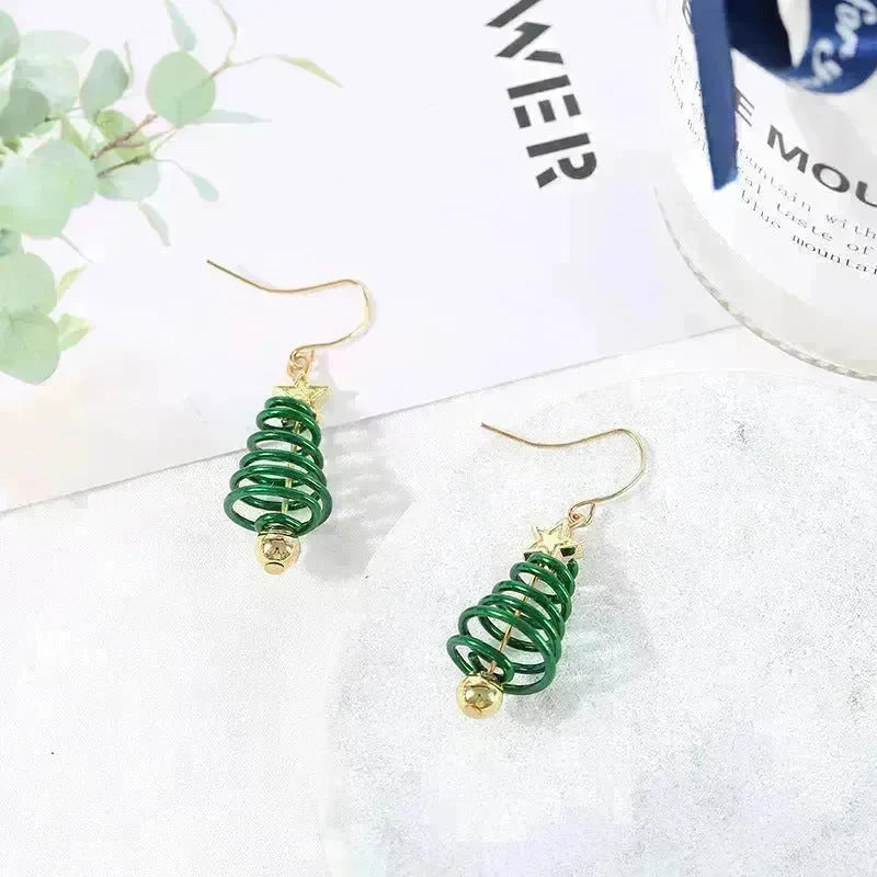 Christmas Earrings Tree Star DIY Earrings - EX-STOCK CANADA