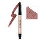 Makeup pencil with pink glittery powder and PHOFAY branding on a white background