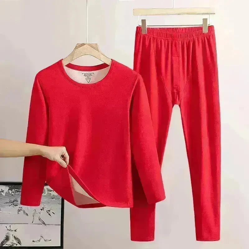 Men's Thermal Underwear Fleece-lined Double-sided Brushed Long John set - EX-STOCK CANADA