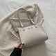 Large Capacity PU Leather Tote Bag for Women – Stylish Shoulder Bag