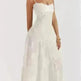 Fashion Suspender Lace Long Dress Summer Strapless Collar Elegant Evening Dresses For Women - EX-STOCK CANADA