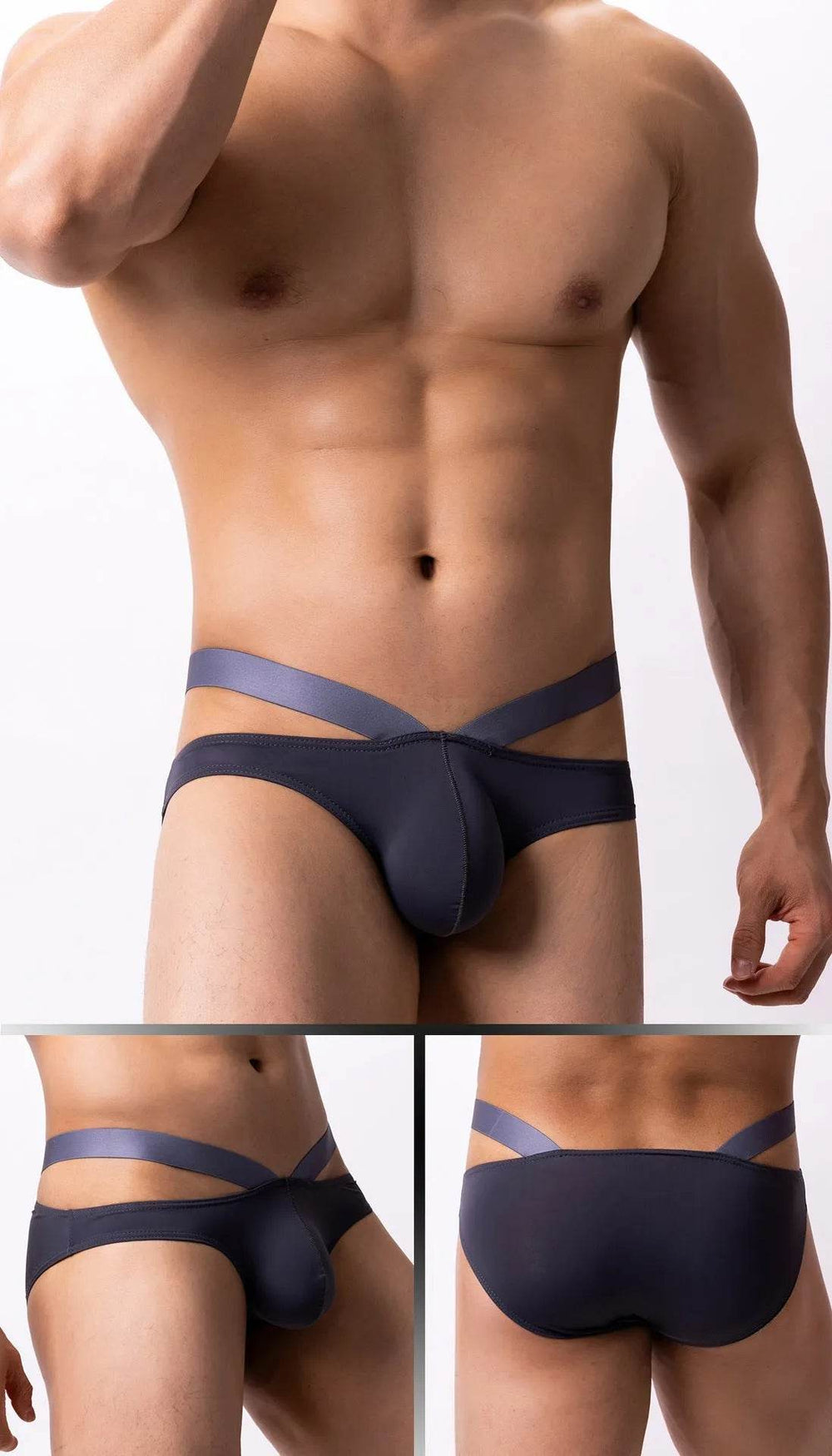 Thin Ice Silk Low Waist Men's Underwear Briefs - EX-STOCK Canada