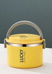 Stainless Steel Microwave Oven Sealed Insulated Lunch Box With Lid EX-STOCK