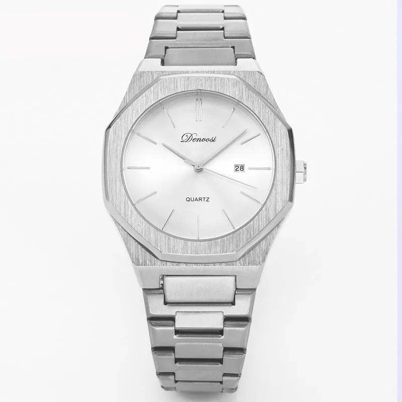 Fashion Stainless Steel Strap Men's Quartz Watch - EX-STOCK Canada
