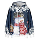 Christmas Snowman Personalized Printed Hoodie Sweatshirts - EX-STOCK Canada