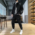 Autumn Casual Sportswear 2pcs suit Workwear Tracksuit Outfit for men - EX-STOCK Canada