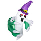 Outsunny 4ft Inflatable Halloween Decoration, Lighted Window Sticker Ghost In Hat, Blow Up Outdoor LED Yard Display, Waterproof - EX-STOCK Canada