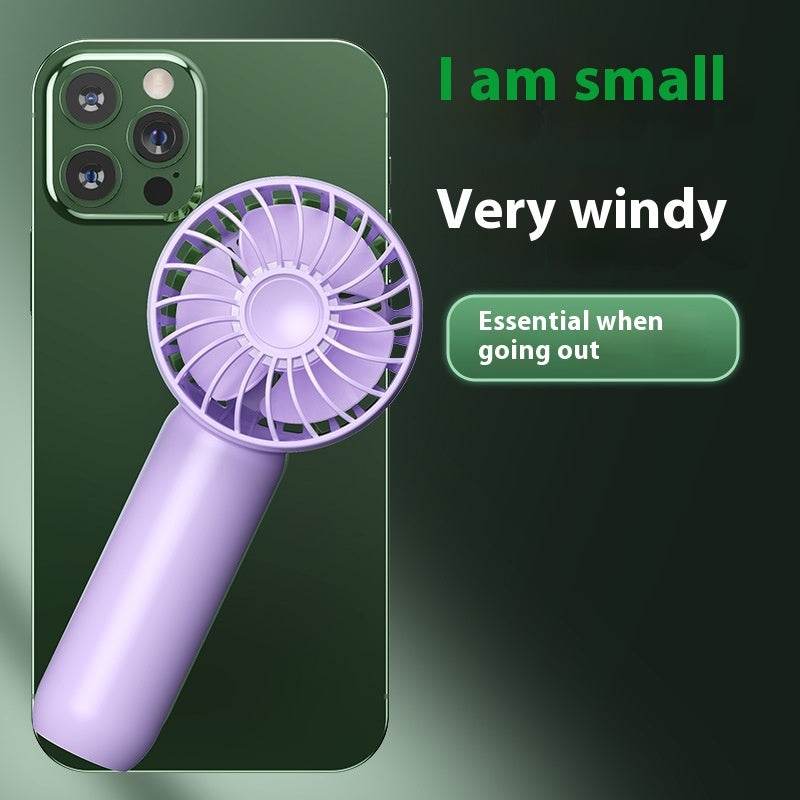 Cross-border Outdoor Handheld Small Electric Fan Portable Small Handheld Fan Mini Usb Handheld Fan Handheld Rechargeable - EX-STOCK Canada