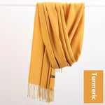 Pure Color Warm Keeping Scarf All-match Cashmere Shawl - EX-STOCK Canada