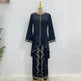 Exquisite Embroidered Middle East Abaya Skirt Suit Arab2 piece set - EX-STOCK Canada