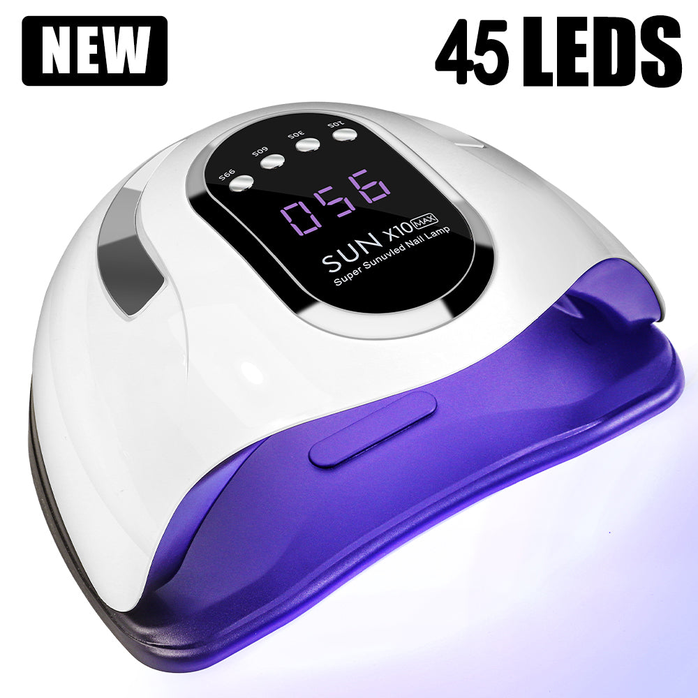 UV LED Nail Lamp, Nail Dryer For Gel Polish With 45Pcs Lamp Beads And Automatic Sensor 4 Timer Setting Professional Nail Art Tools EX-STOCK Canada 