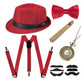 Party Men's Top Hat Pipe Pocket Watch Strap Tie Fake Cigar Set - EX-STOCK Canada
