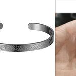 Stainless Steel Arabic Disc Necklace Bracelet - EX-STOCK Canada