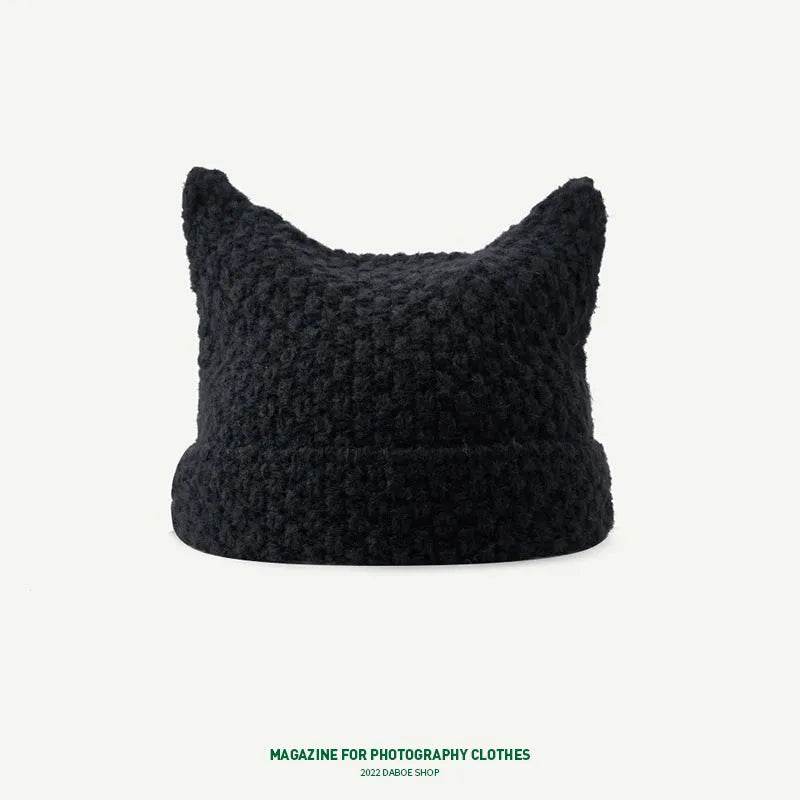 Breathable Windproof Cute Thermal Head Cover Woolen Cap beanies - EX-STOCK Canada