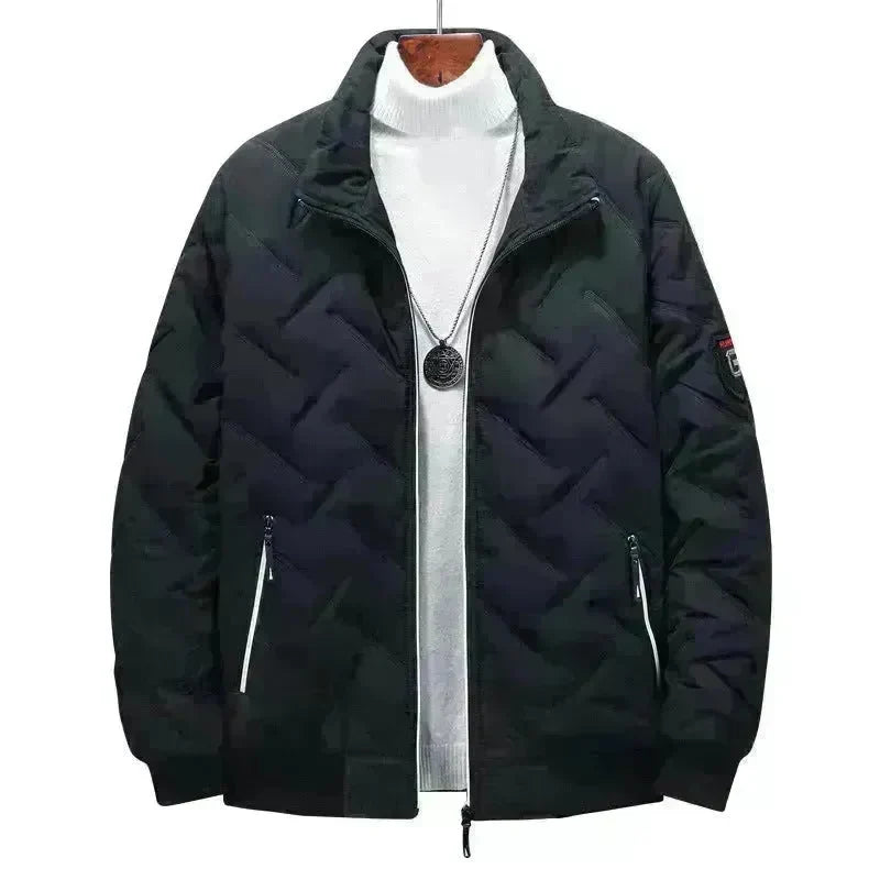 Compressed Cotton Stand Collar Men's Cotton-padded Coat Winter Coat Short Clothes Korean Style Trendy Cotton Clothing Workwear Winter Cotton-padded Jacket - EX-STOCK CANADA