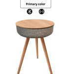 Smart Side Table with Built-in Bluetooth Speaker and Wireless Charging