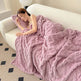 Single-layer Double-sided Tower Velvet Sofa Cover Soft Winter Blanket - EX-STOCK Canada