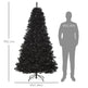 7ft Artificial Christmas Tree Holiday Home Indoor Decoration With Automatic Open, Black EX-STOCK Canada 