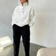 Oversized Solid Casual Pullovers Long Pant Set Warm Hoodie New Tracksuit Suit Fashion Pant Sets Sets For Women 2 Pieces joggers for women - EX-STOCK CANADA