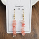 Handmade DIY Natural Crystal Stone Beaded Earrings - EX-STOCK Canada