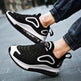 Men's Fashion Outfit Sneakers Air Cushion Outdoor Breathable Lace-up Sneakers Running Sports Shoes - EX-STOCK Canada