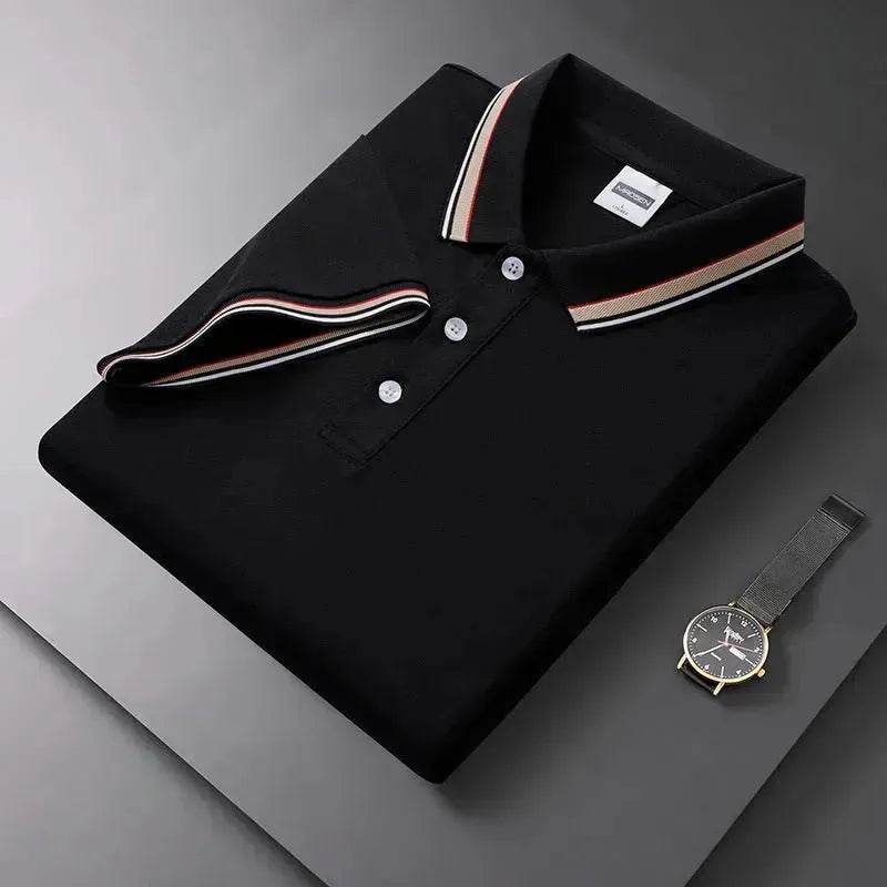 Summer Men's Polo Shirt Lapel T-shirt Collar T-shirt for Men - EX-STOCK Canada
