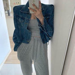 Design Loose Denim Jacket For Women - EX-STOCK Canada