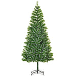 7FT Christmas Tree Artificial Classic Tree Holiday Indoor Decoration, With Mental Support 968 Tips, Green EX-STOCK Canada 
