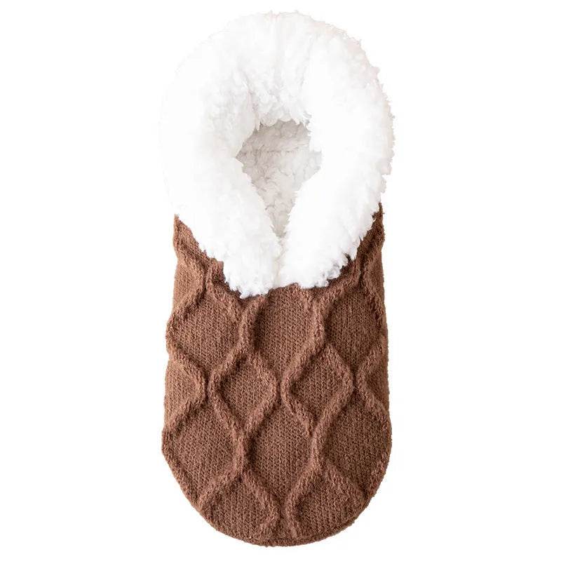 Winter Warm Short Cotton Slipper Socks Unisex Thicken Thermal Plush Home Floor Sock Soft Non-slip Grip Fuzzy Floor Fluffy Socks - EX-STOCK Canada