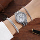 Unisex Three-piece Bracelet Watch for women - EX-STOCK Canada