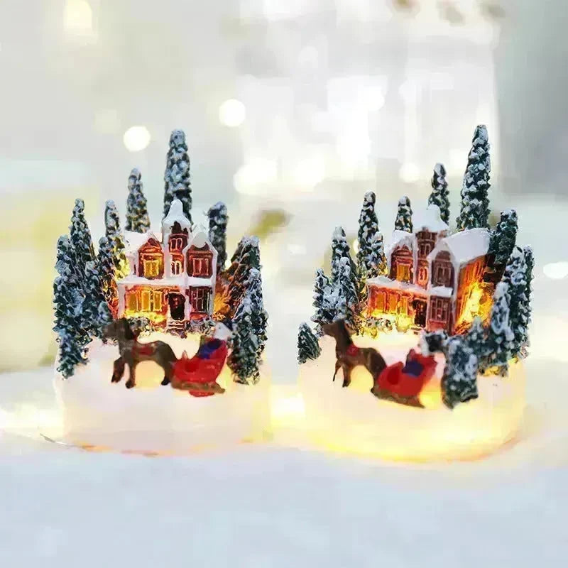 Christmas Decorations Resin House Gifts - EX-STOCK CANADA