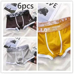 Men's Cotton  Boxer Briefs Trendy Breathable Low waist underwear - EX-STOCK CANADA