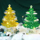 Christmas Decorations Mini Desktop Christmas Greeting Card Ornaments - EX-STOCK CANADA