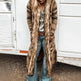 Winter Fur Collar Long Sleeve Printed Coat | EX-STOCK product gallery photo 1
