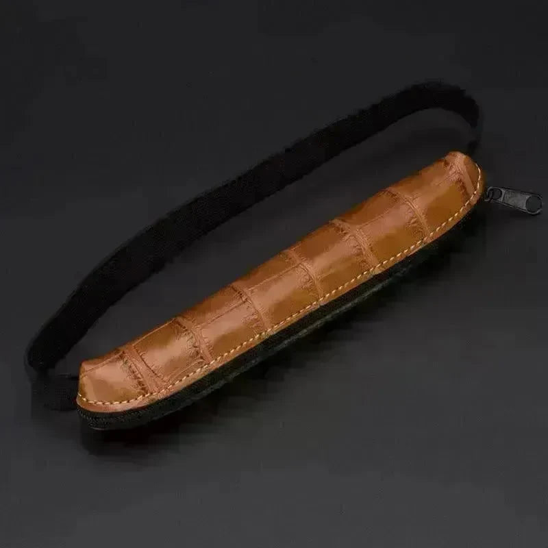 Easy To Carry PU Leather Office Pencil Case - EX-STOCK CANADA