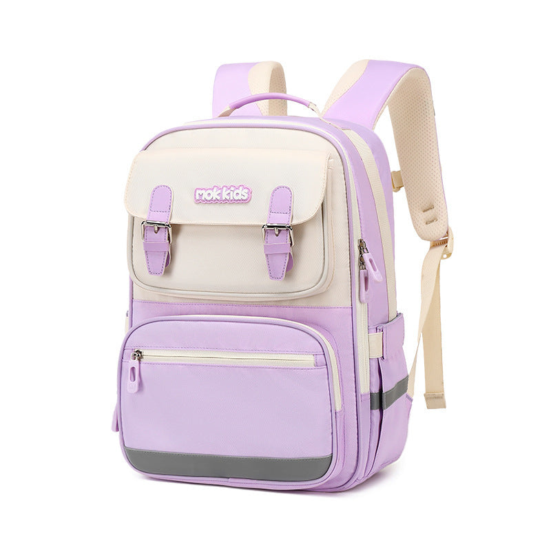 Lightweight Burden Alleviation Large Capacity Student Schoolbag EX-STOCK