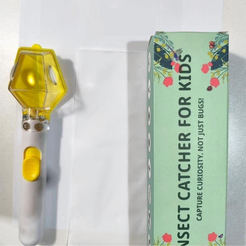 Insect catcher for kids with packaging on a white background