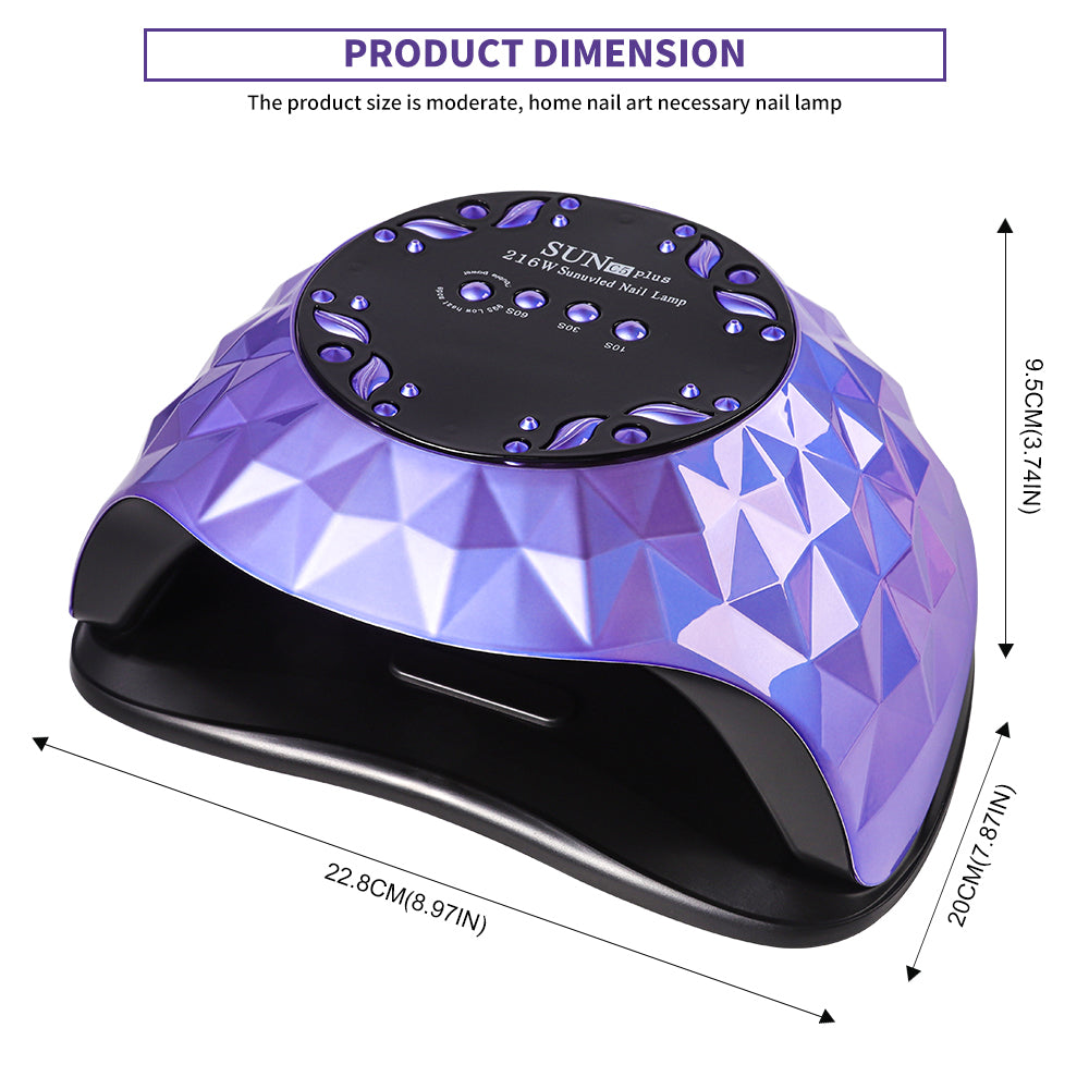 Nail Lamp, Nail Lamp Nail Dryer For All Gel Polish Fast Curing With 4 Timers Removable Base Large Space Automatic Nails Equipment EX-STOCK Canada 