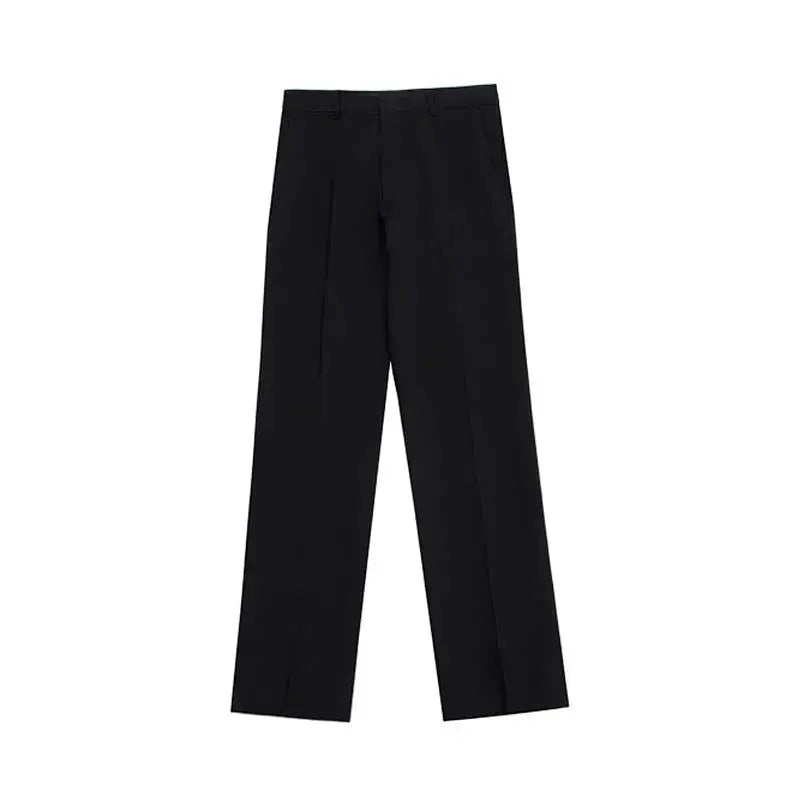 Men's Mid Waist loose Straight leg trouser - EX-STOCK CANADA