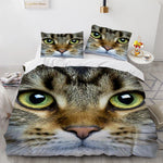 White Cute Cat Bedding Set Girl Ladies Bedroom Comfort Duvet Cover EX-STOCK Canada 