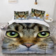 White Cute Cat Bedding Set Girl Ladies Bedroom Comfort Duvet Cover EX-STOCK Canada 