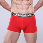 Men's Cotton Boxer Briefs Casual Solid Color Mid Waist underwear - EX-STOCK Canada